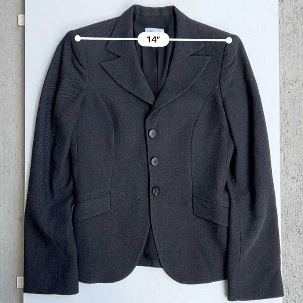 Armani Collezioni Vintage Y2K Fitted Blazer - Office Siren Corpcore Boardroom - Picture 13 of 15